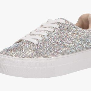 Betsy Johnson SB Sutton, Rhinestone Sneakers, Size 7.5